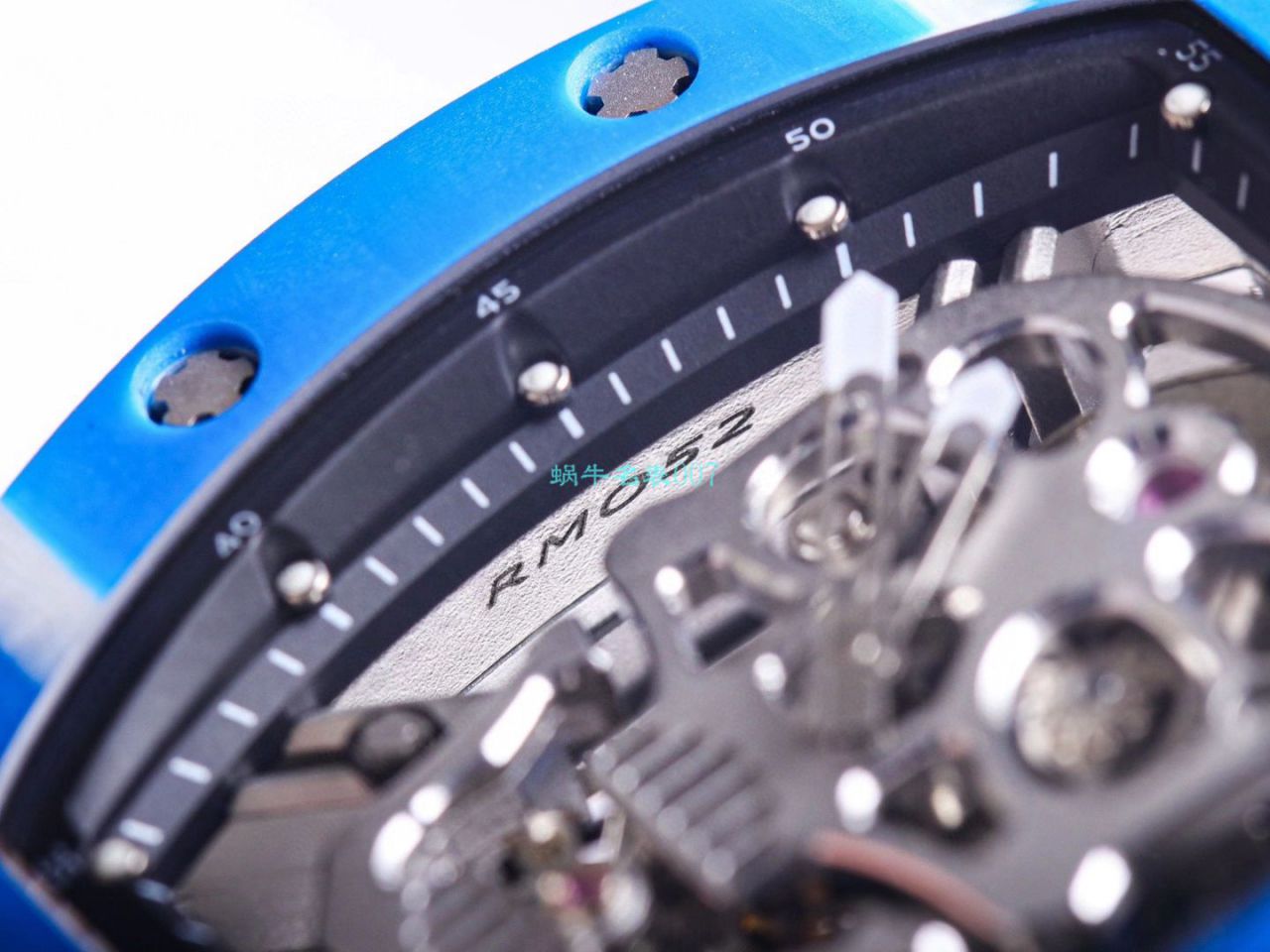 JB Factory  RICHARD MILLE RM52-01真 Tourbillon  carbon fiber 骷髅头鬼王 / RM052JB