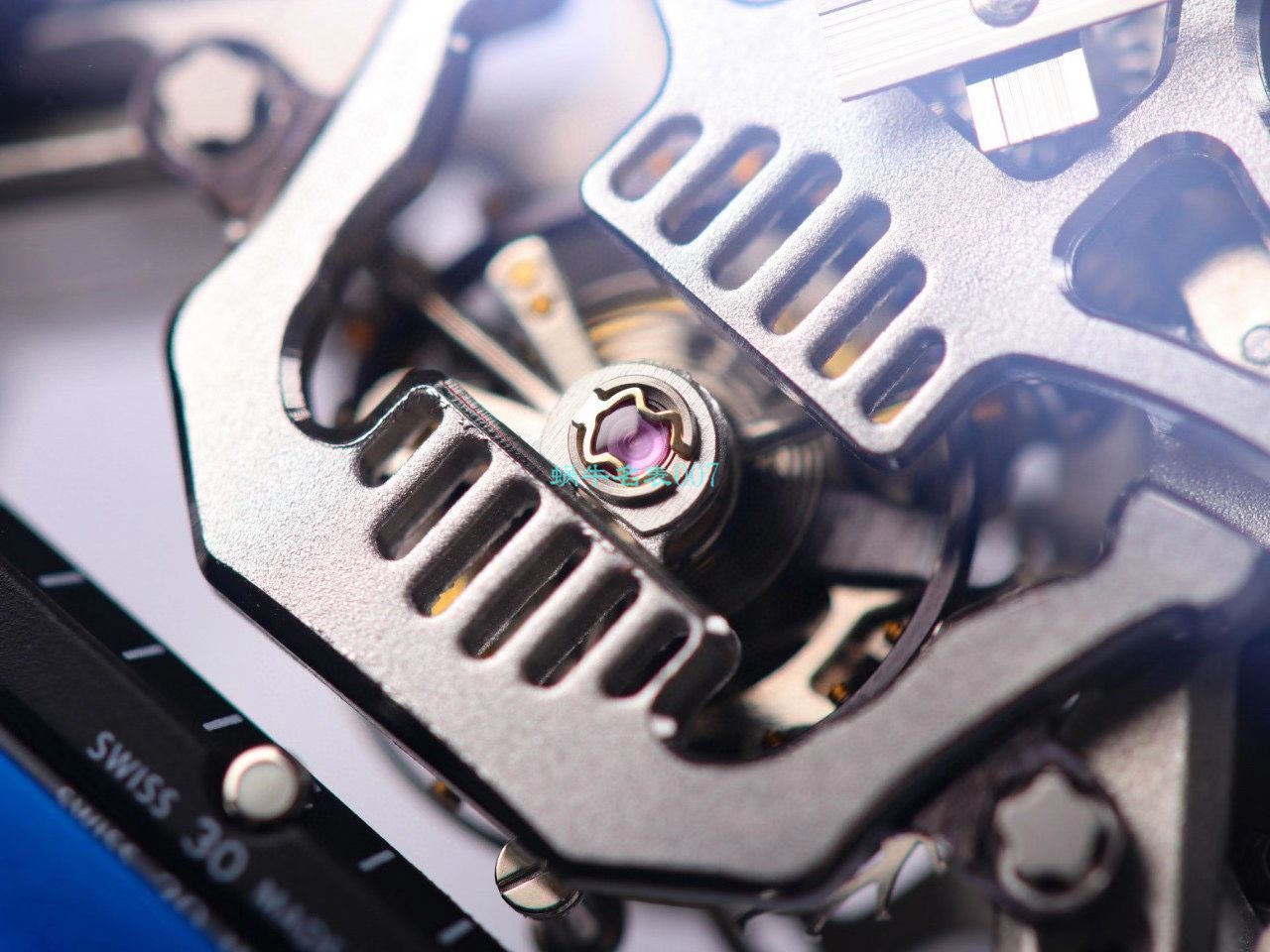 JB Factory  RICHARD MILLE RM52-01真 Tourbillon  carbon fiber 骷髅头鬼王 / RM052JB