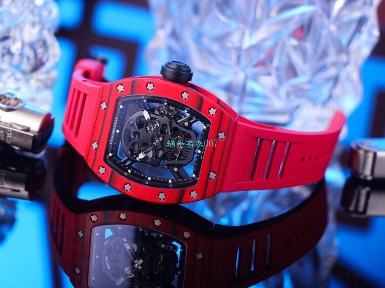 JB Factory  RICHARD MILLE RM52-01真 Tourbillon  carbon fiber 骷髅头鬼王 / RM052JB
