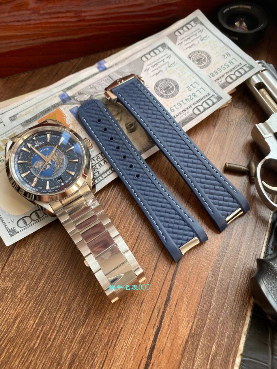 VS Factory OMEGA Seamaster 150米220.10.43.22.03.001 top 复刻高仿限量版世界时 wrist watch  / VS732