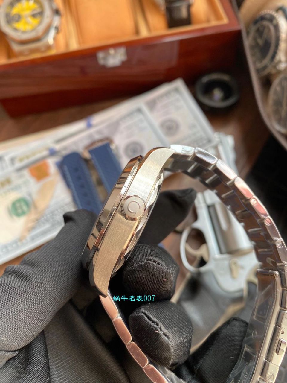 VS Factory OMEGA Seamaster 150米220.10.43.22.03.001 top 复刻高仿限量版世界时 wrist watch  / VS732