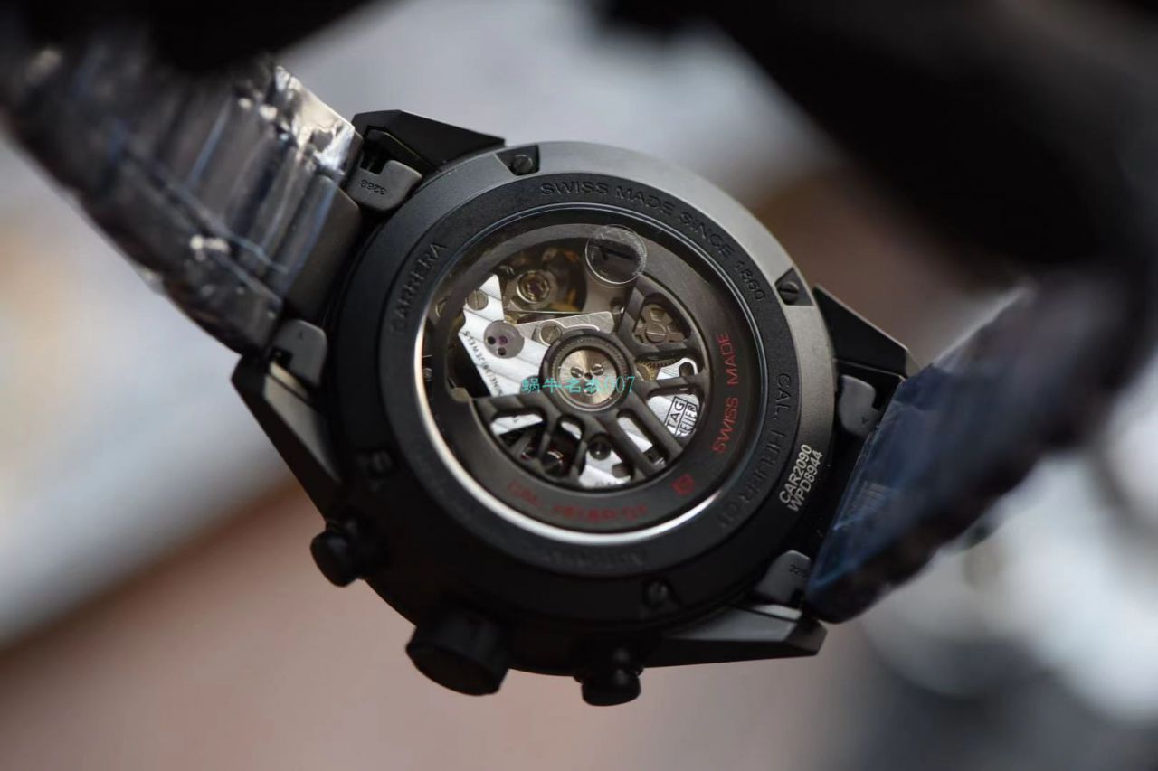 XF Factory  TAG Heuer 卡莱拉全 Composite 带黑骑士CAR2090.BH0729 top 高仿手表 / TG108