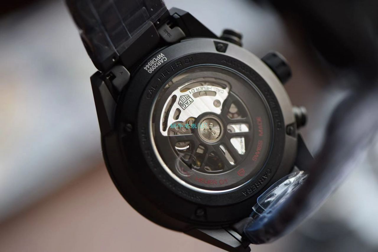 XF Factory  TAG Heuer 卡莱拉全 Composite 带黑骑士CAR2090.BH0729 top 高仿手表 / TG108