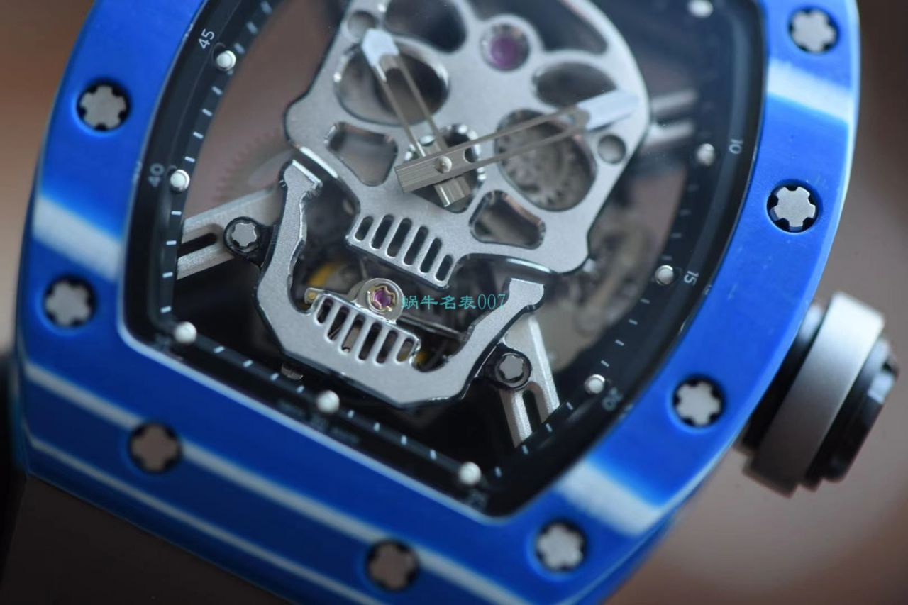 【 Video analysis 】JB Factory  RICHARD MILLE RM52-01超A复刻手表真 Tourbillon  carbon fiber 骷髅头鬼王 / RM52-01A
