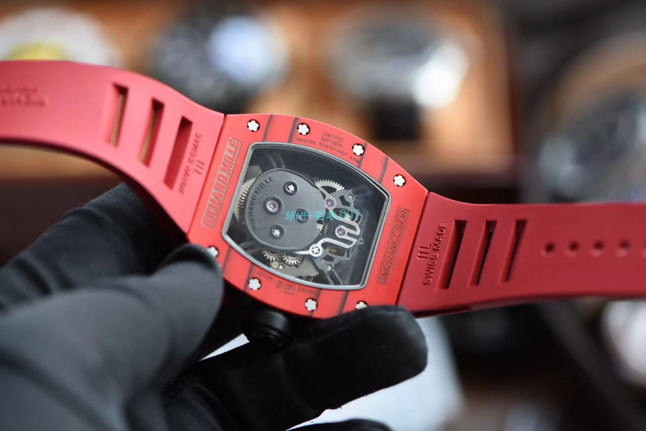 【 Video analysis 】JB Factory  RICHARD MILLE RM52-01超A复刻手表真 Tourbillon  carbon fiber 骷髅头鬼王 / RM52-01A