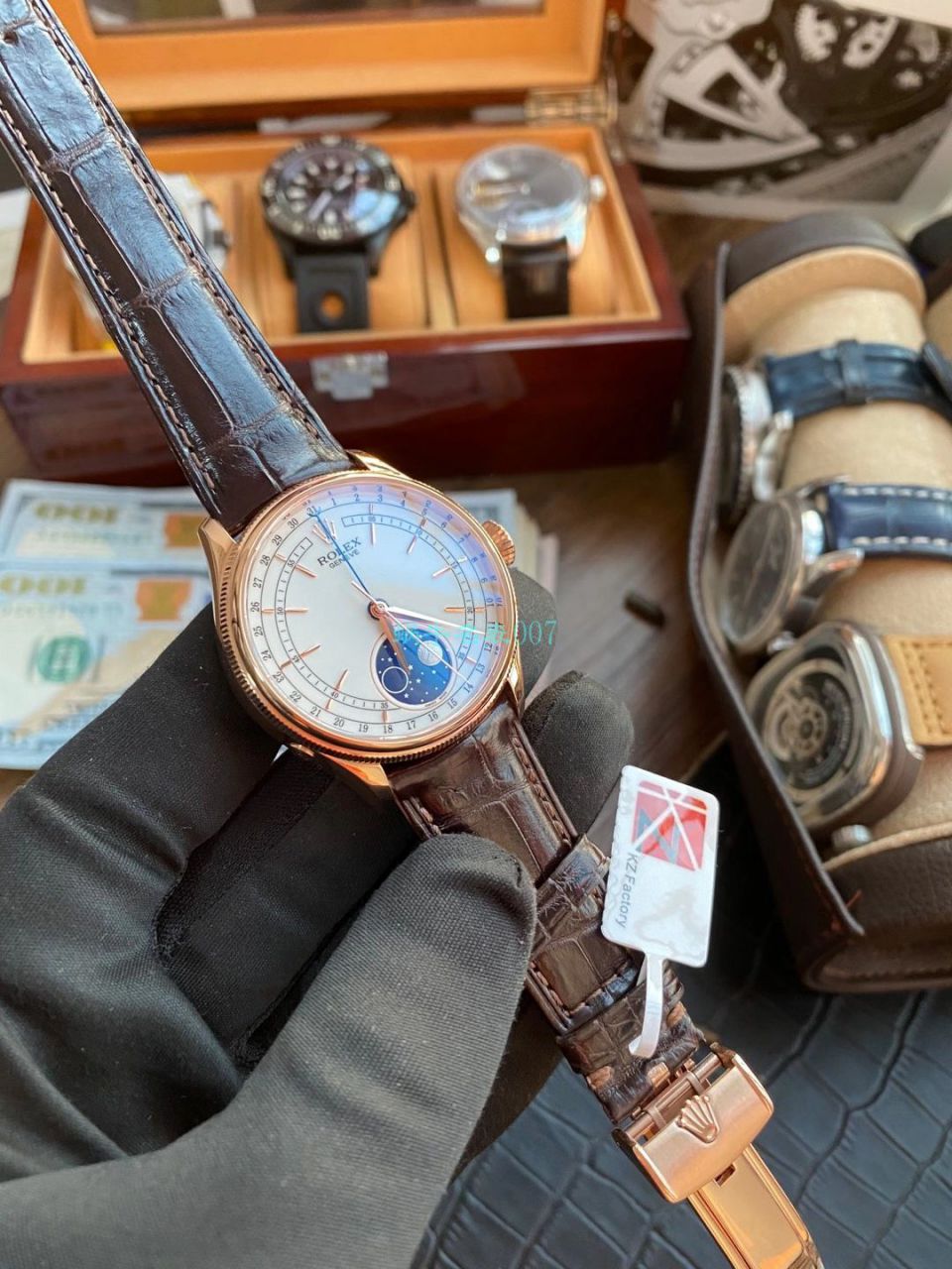 KZ Factory  top 复刻手表 Rolex 超级切利尼高仿m50535-0002 wrist watch  / R657