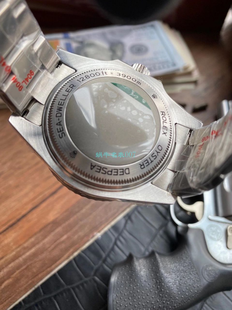 【真钻 copy customized 】 Rolex 渐变蓝鬼王手表m126660-0002订制8颗VS八心八箭真钻刻度 top 复刻高仿 / R658