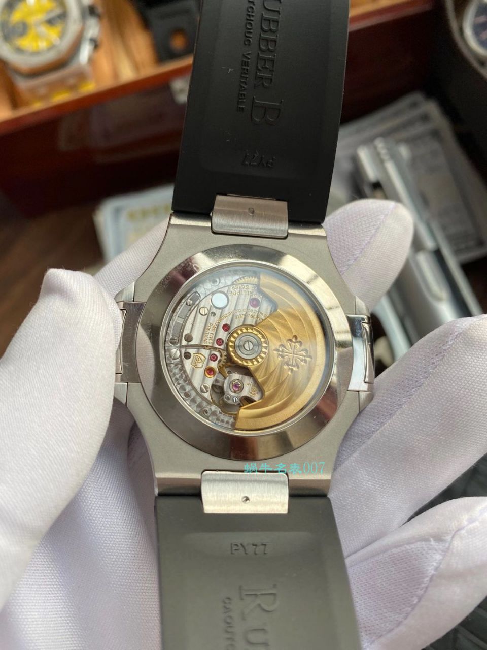 【 Video analysis 】GR Factory  PATEK PHILIPPE 真月相 Nautilus 1比1高仿复刻手表V2版本5726/1A-014 / BD332