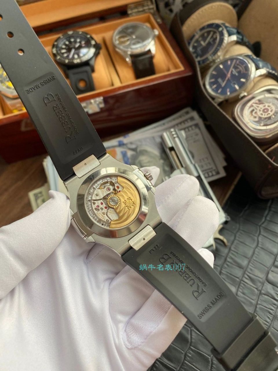 【 Video analysis 】GR Factory  PATEK PHILIPPE 真月相 Nautilus 1比1高仿复刻手表V2版本5726/1A-014 / BD332