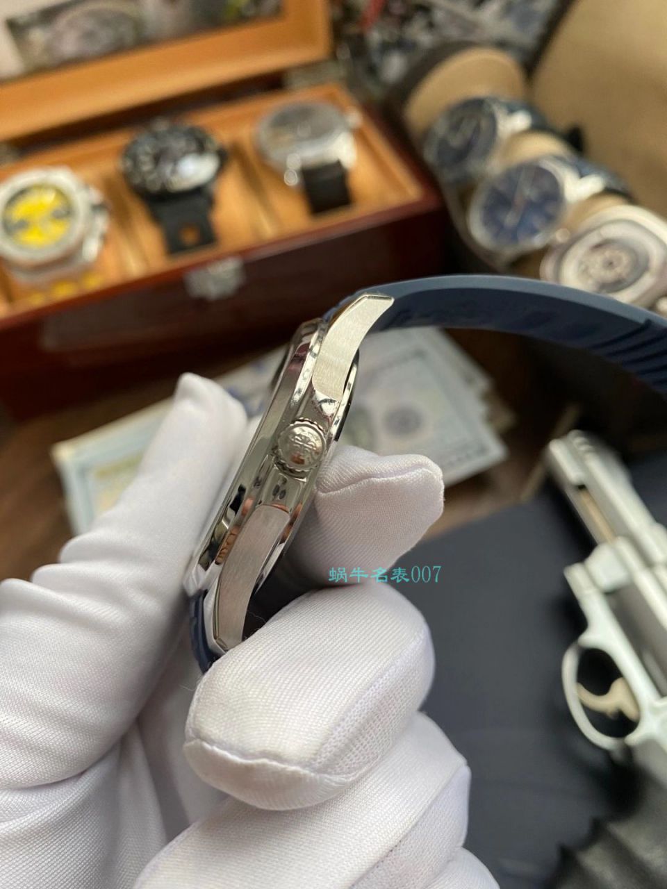 【 Video analysis 】ZF Factory  PATEK PHILIPPE AQUANAUT手雷V3版 top 复刻高仿手表5168G-001 wrist watch  / BD333