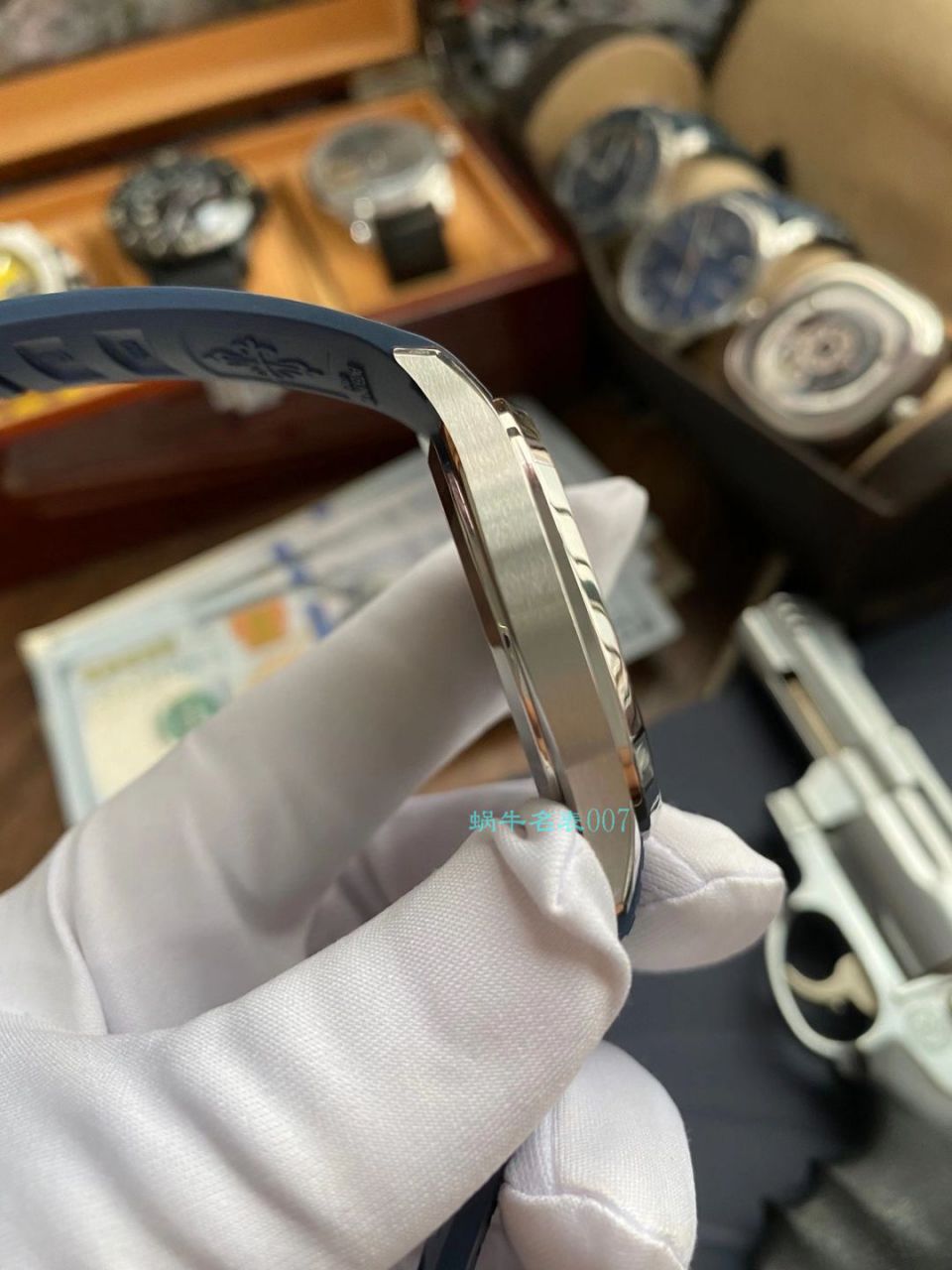 【 Video analysis 】ZF Factory  PATEK PHILIPPE AQUANAUT手雷V3版 top 复刻高仿手表5168G-001 wrist watch  / BD333