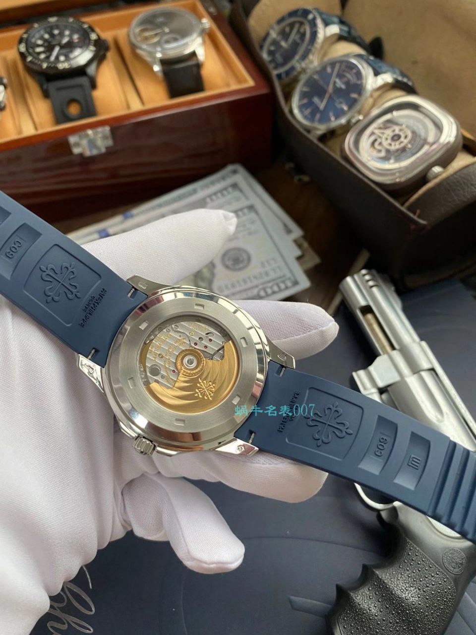 【 Video analysis 】ZF Factory  PATEK PHILIPPE AQUANAUT手雷V3版 top 复刻高仿手表5168G-001 wrist watch  / BD333