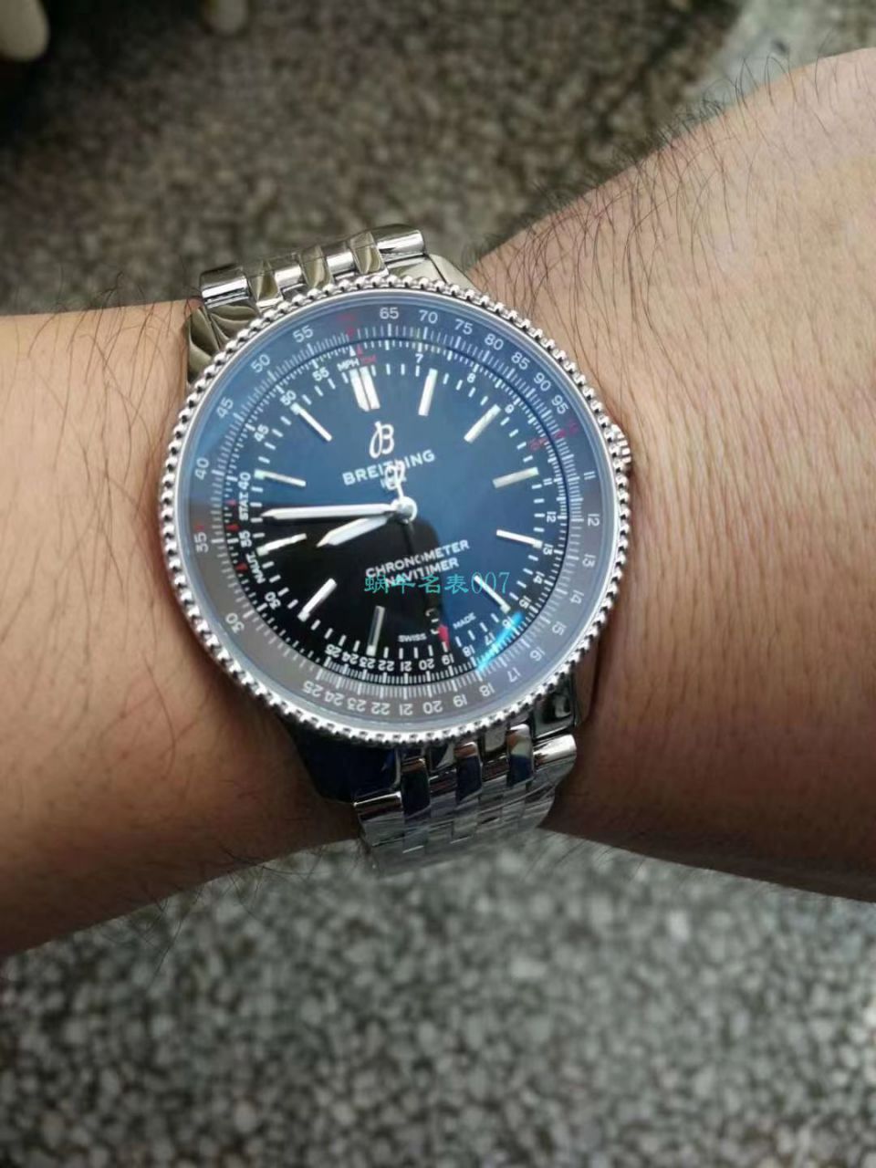 V7 Factory 官网 Breitling 航空计时1系列 top 复刻高仿A17326211C1A1 wrist watch  / BL182