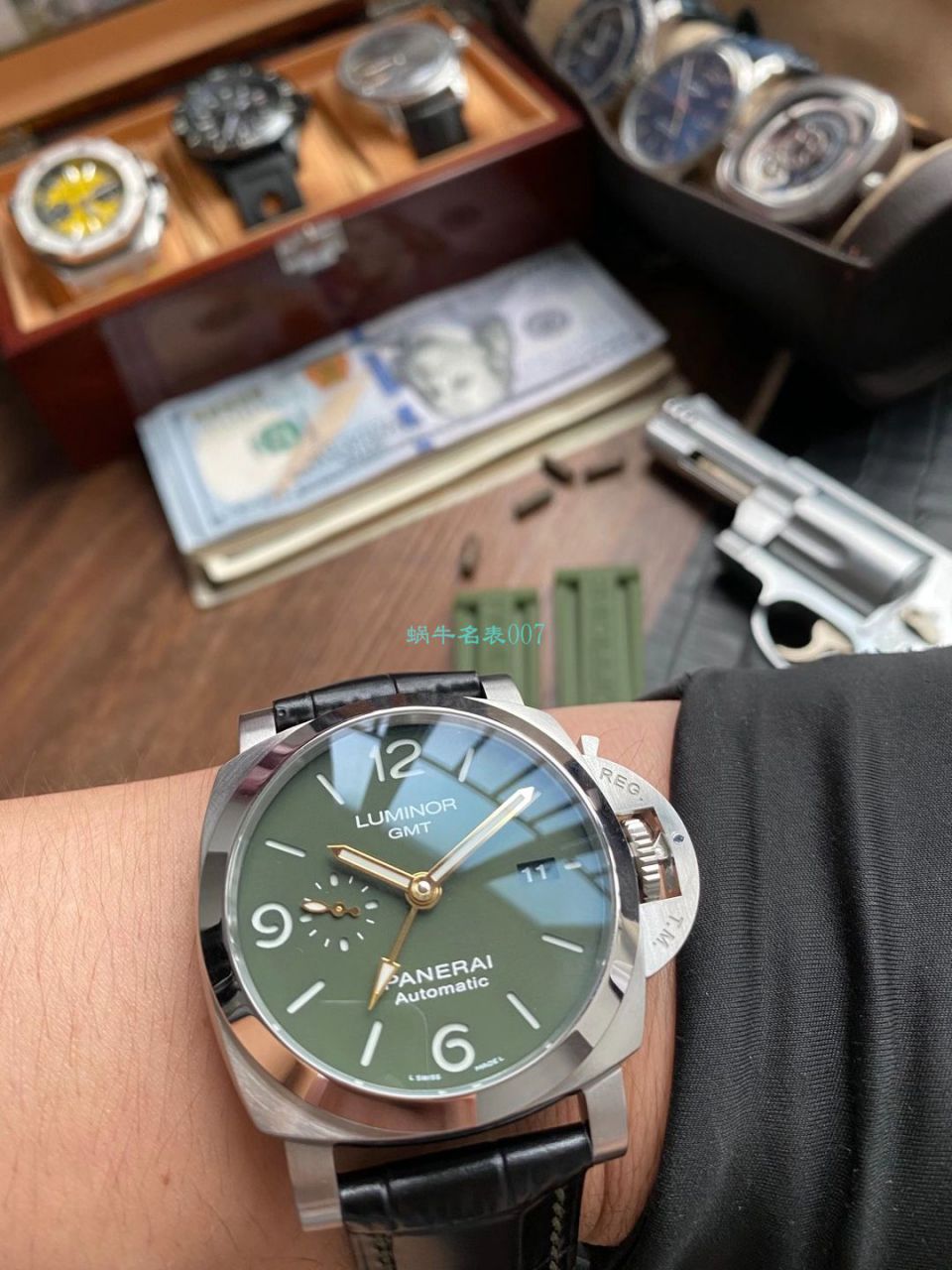 VS Factory Panerai 军复刻高仿绿色 wrist watch PAM1056官网同步限量发售 / VSPAM01056