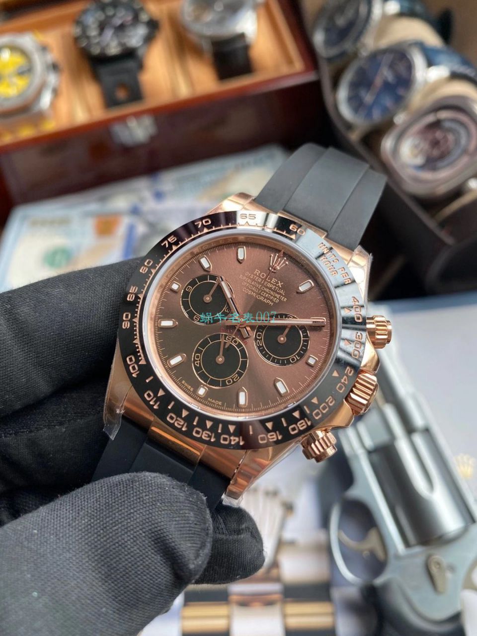 【 Video analysis NOOB Factory  Rolex 复刻高仿手表】N Factory 全新2019年最新款～ Ditongna 咖啡猫超级4130自动机械 Movement  / R373