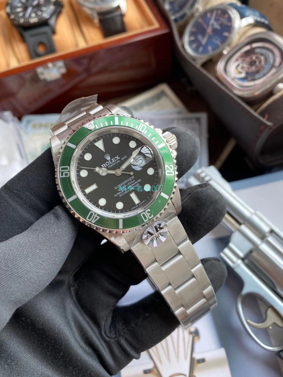 AR Factory  Rolex ROLEX复古 Submariner  Submariner 16610LV-93250复刻高仿手表 / R665