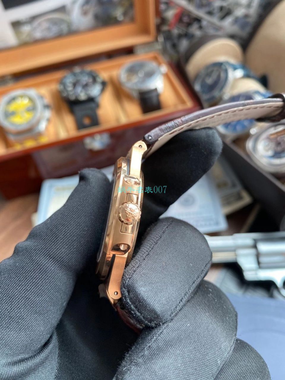 PPF Factory V4 Nautilus  top 复刻高仿PP PATEK PHILIPPE 5711R 玫瑰金 wrist watch  / BD300