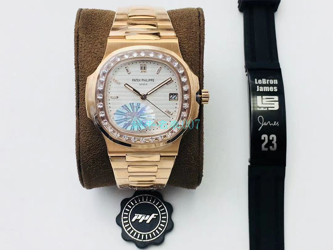 【PPF FactoryV4升级版强势来袭】 PATEK PHILIPPE 复刻高仿 Nautilus 5711/1A-010璀璨方钻复刻手表 / BD337
