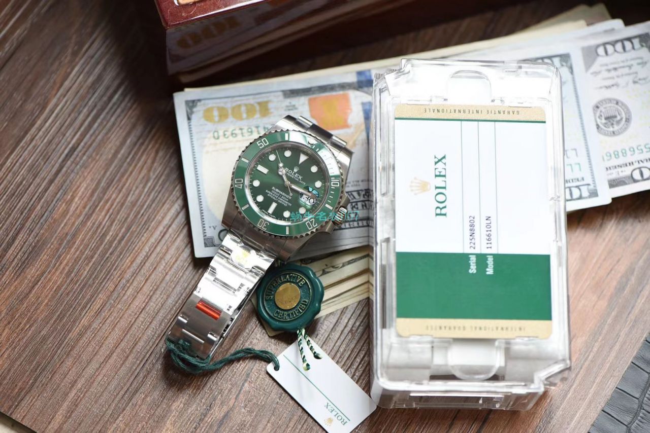 HBB-V6 Factory  Rolex  Submariner 1比1复刻手表116610LV-97200 / R660
