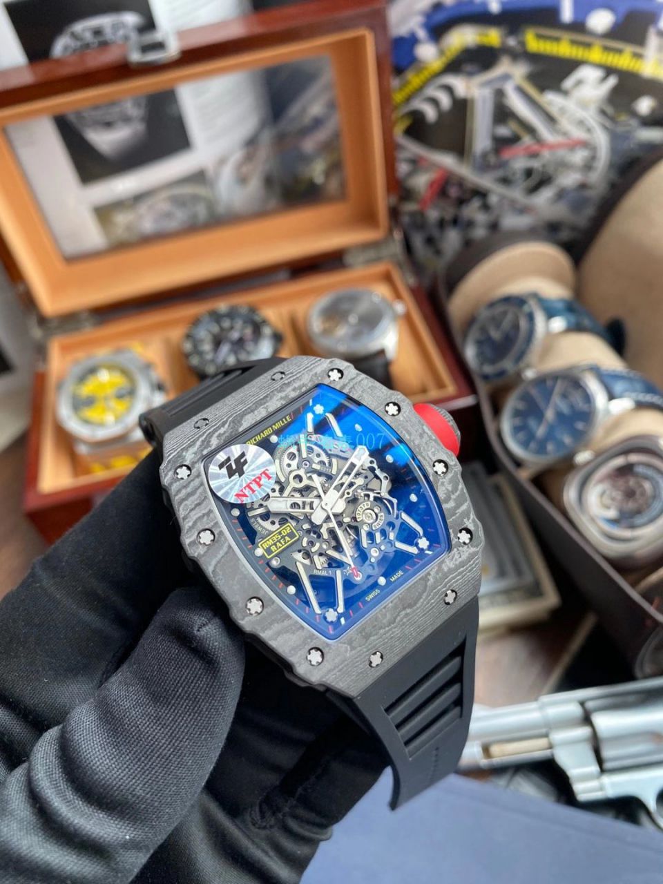 【 Video analysis 】ZF Factory 1比1复刻高仿 RICHARD MILLE Richard Mille V3版本RM 35-02手表 / ZFRM035-02V3