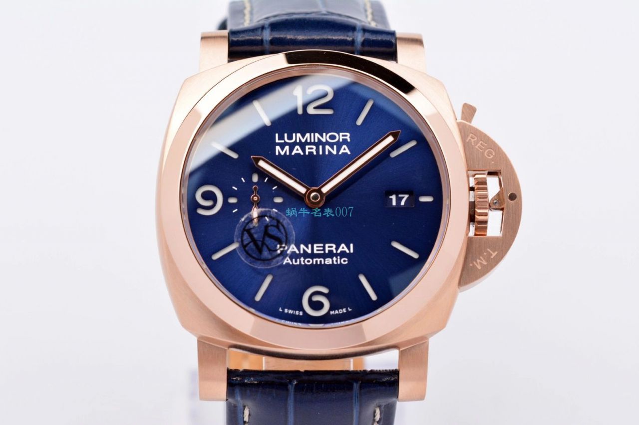 VS Factory Panerai 1比1高仿手表LUMINOR庐米诺红金PAM01112 wrist watch  / VSPAM01112