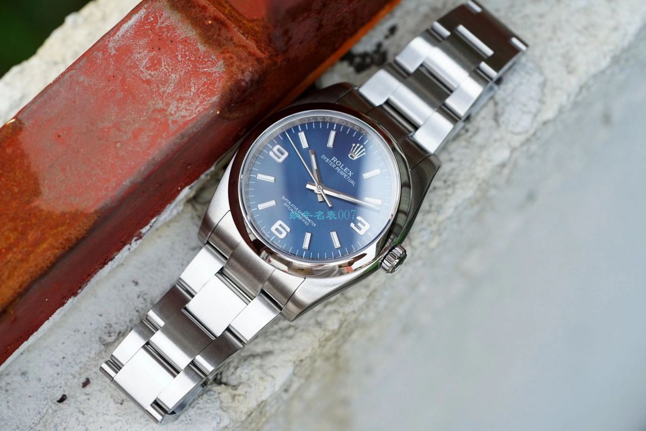 KRF Factory  Rolex  oyster perpetual 动系列116000黑盘1比1高仿手表 / R668