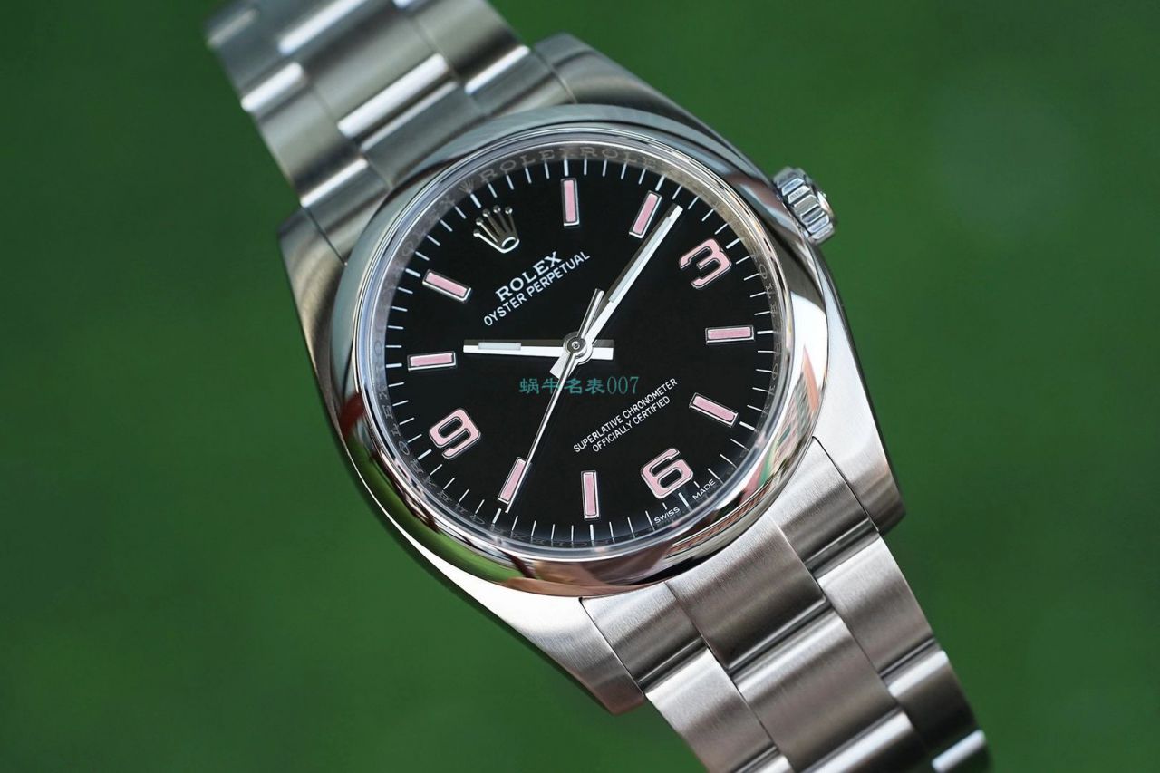 KRF Factory  Rolex  oyster perpetual 动系列116000黑盘1比1高仿手表 / R668