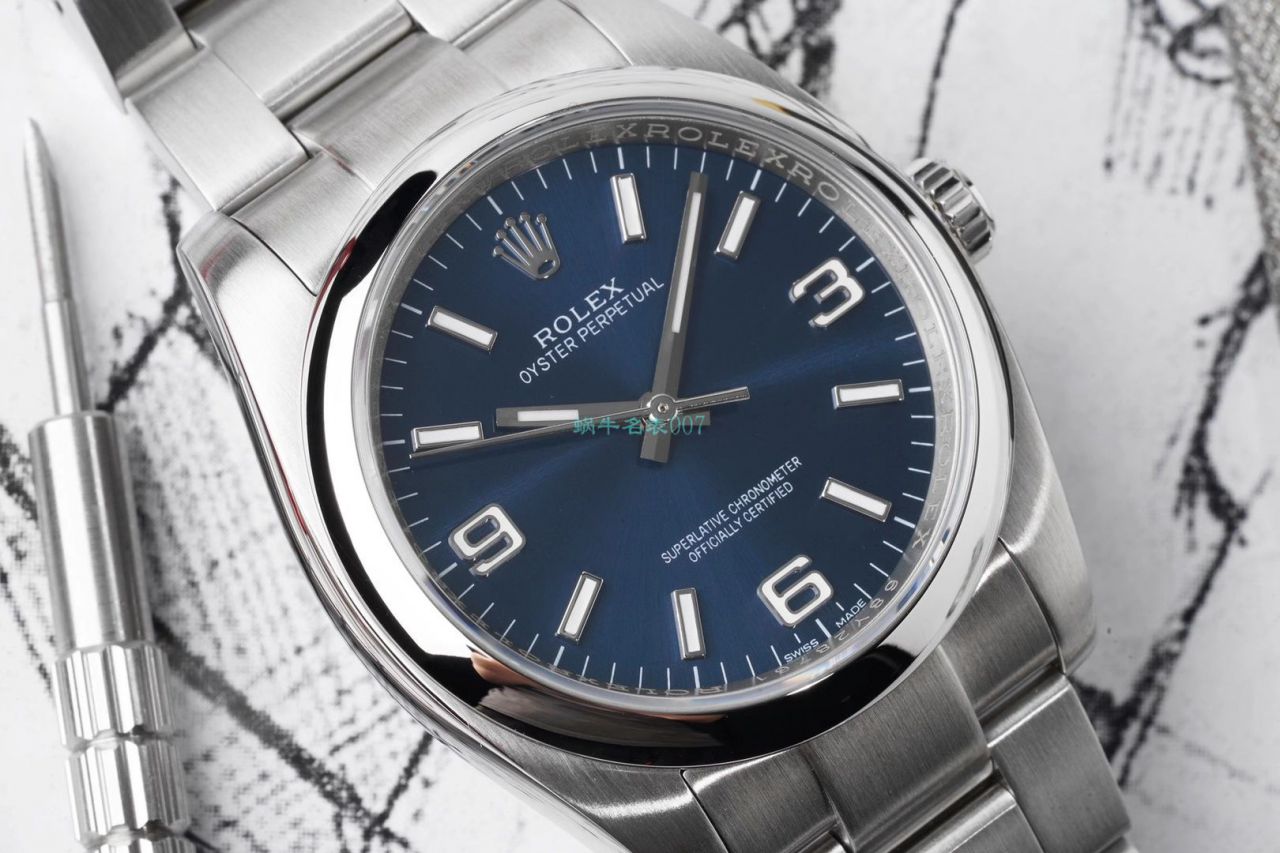 KRF Factory  Rolex  oyster perpetual 动系列116000黑盘1比1高仿手表 / R668