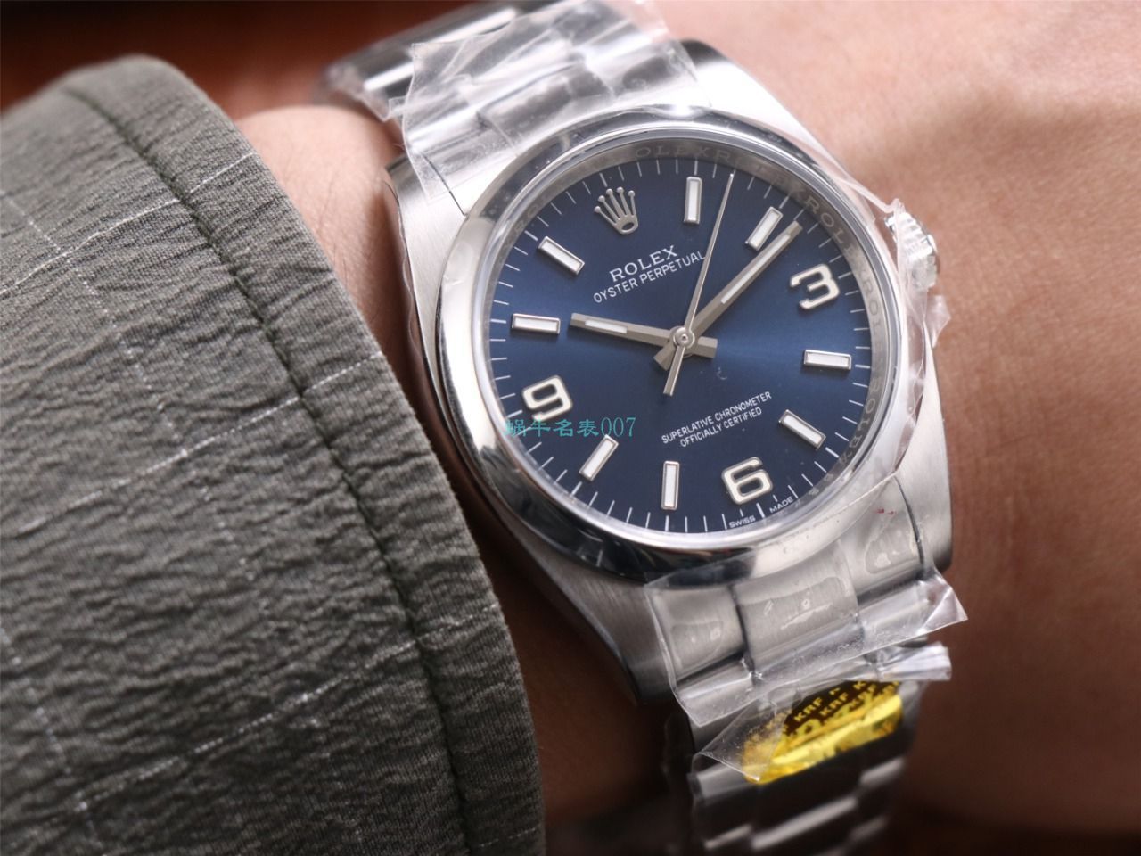 KRF Factory  Rolex  oyster perpetual 动系列116000黑盘1比1高仿手表 / R668