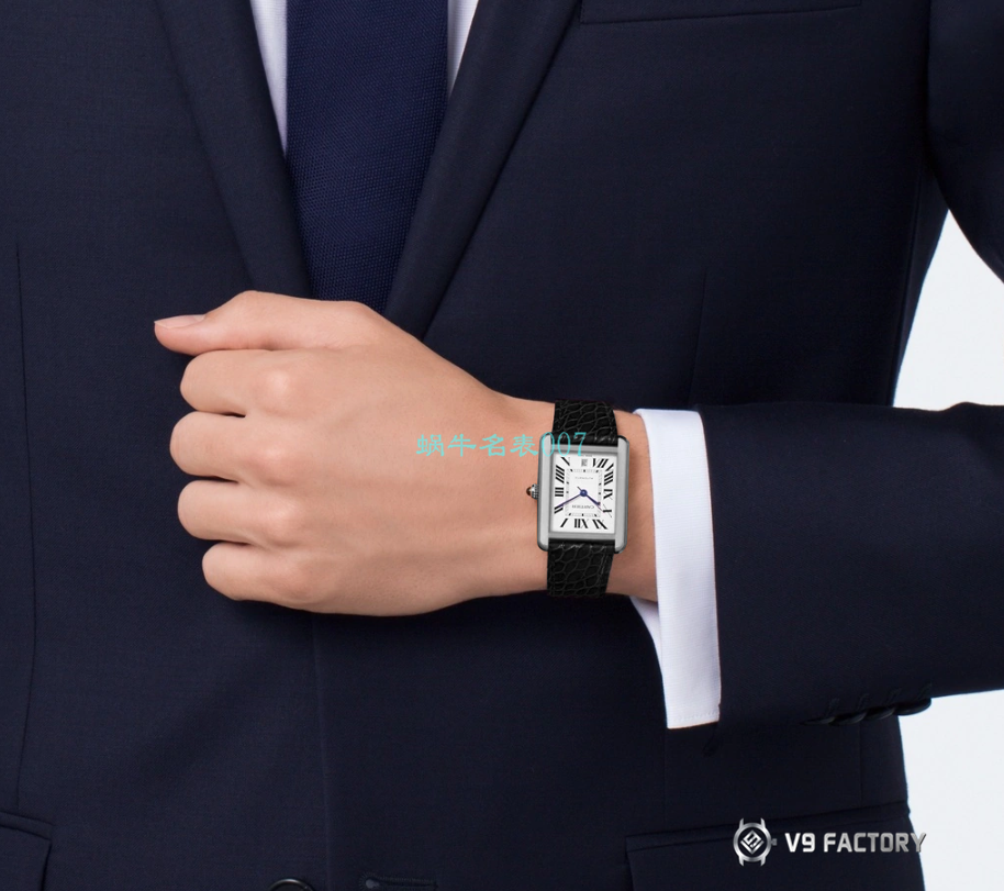 V9 Factory  Cartier  坦克系列 top 高精仿手表W5200028（超大号） wrist watch  / K315