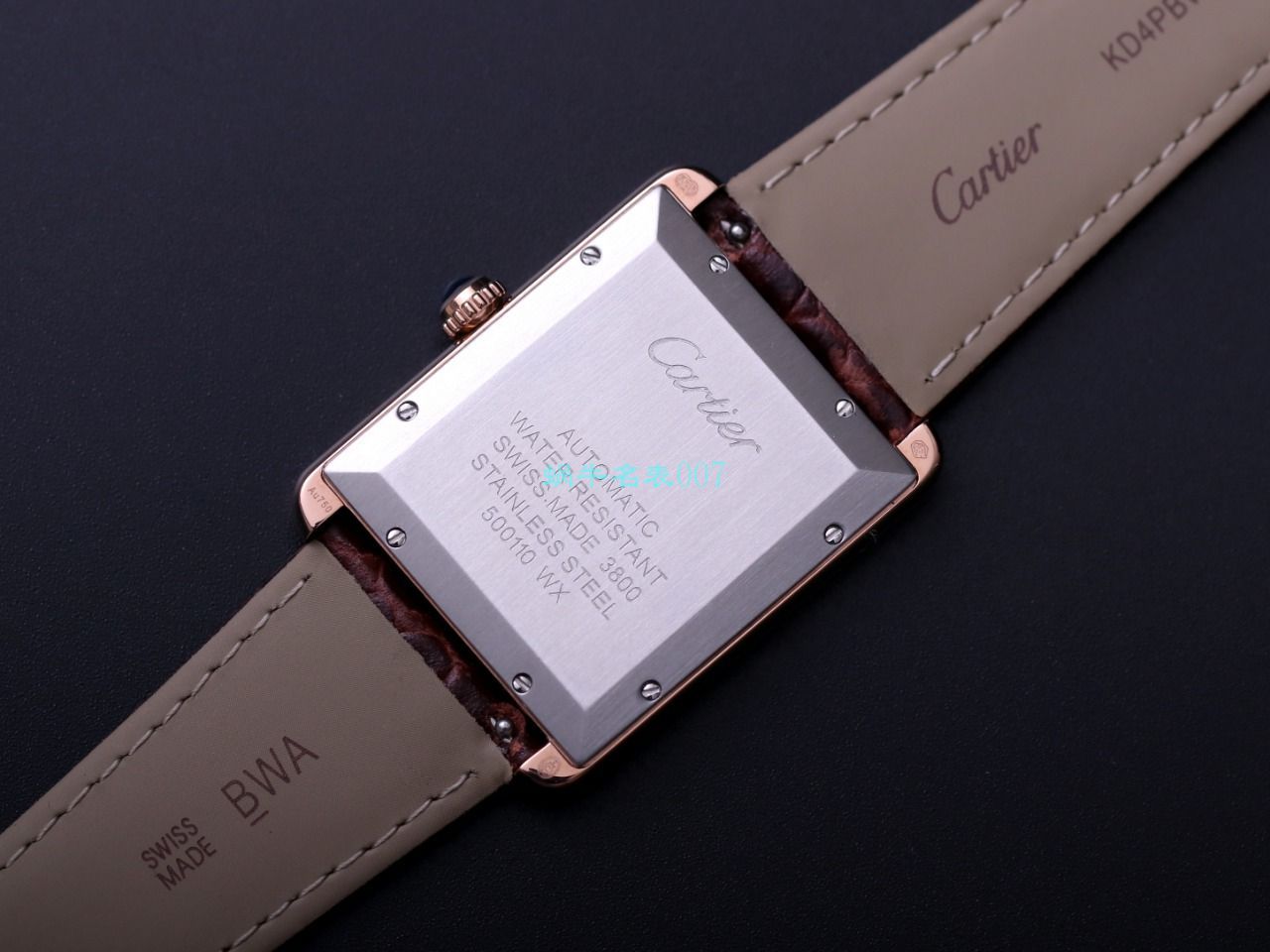 V9 Factory  Cartier  坦克系列 top 高精仿手表W5200028（超大号） wrist watch  / K315