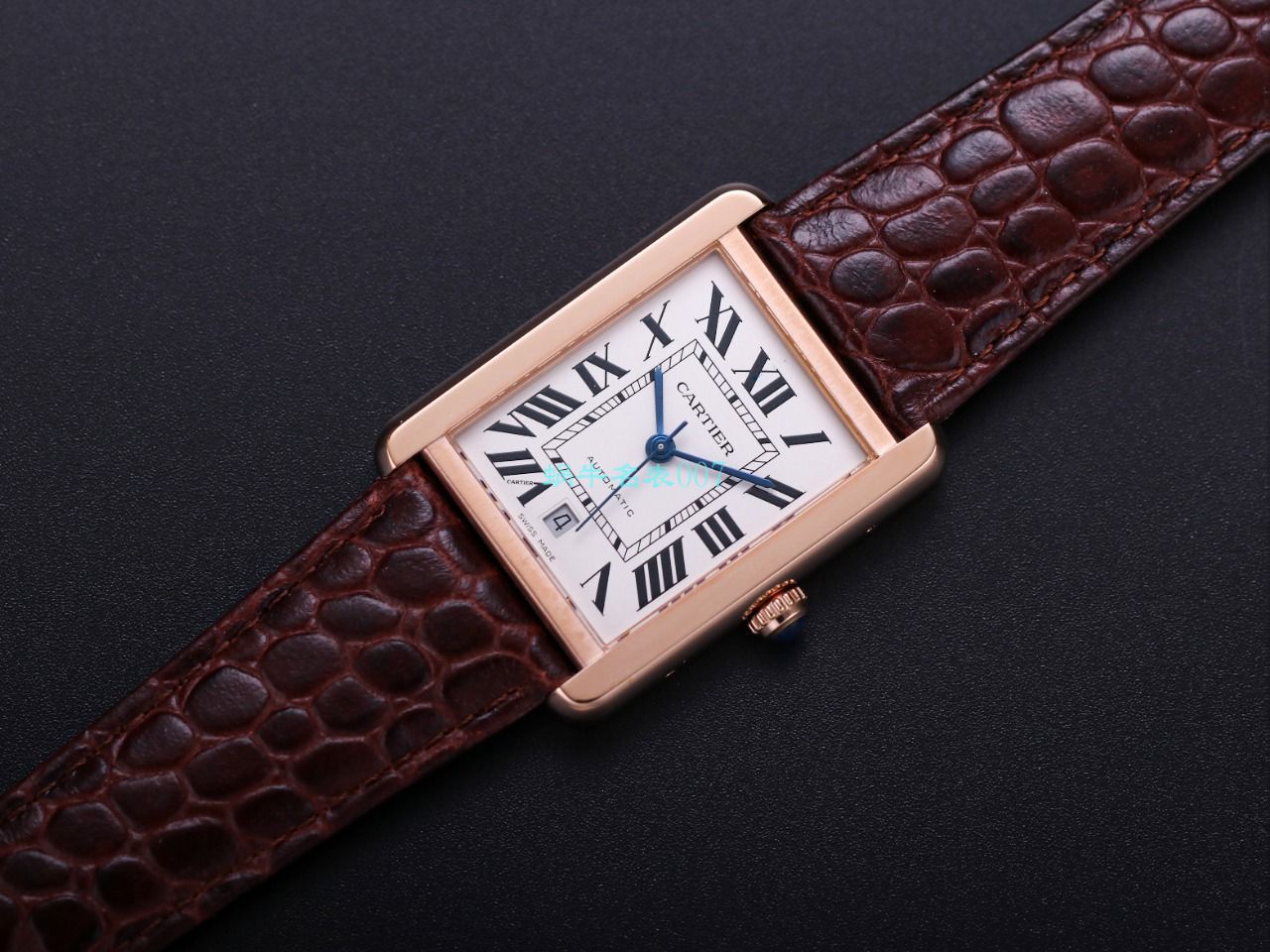V9 Factory  Cartier  坦克系列 top 高精仿手表W5200028（超大号） wrist watch  / K315