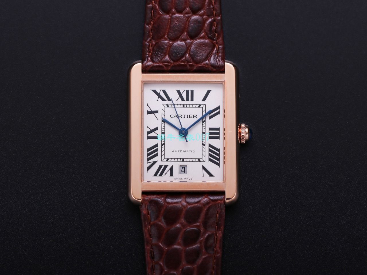 V9 Factory  Cartier  坦克系列 top 高精仿手表W5200028（超大号） wrist watch  / K315