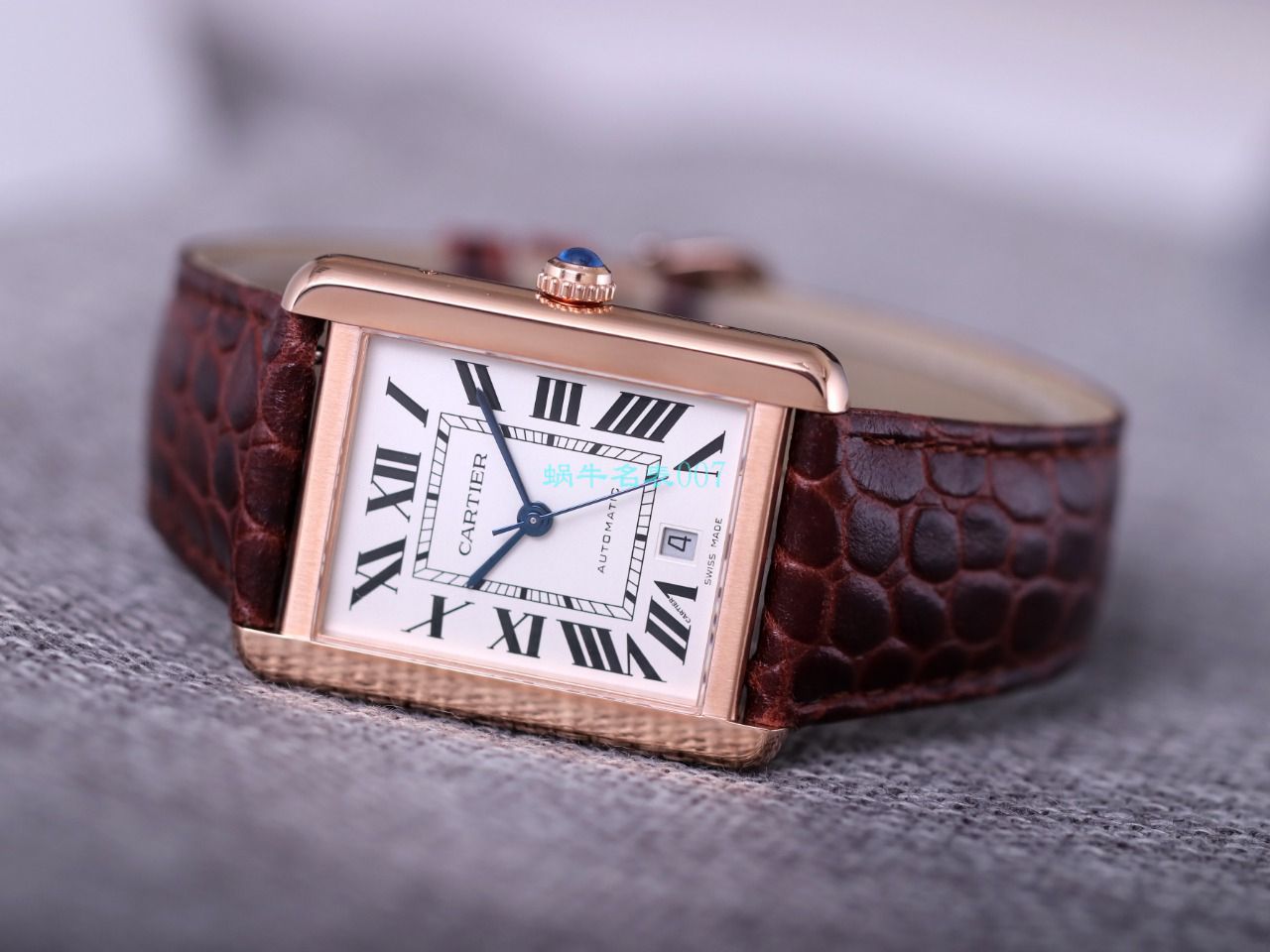 V9 Factory  Cartier  坦克系列 top 高精仿手表W5200028（超大号） wrist watch  / K315