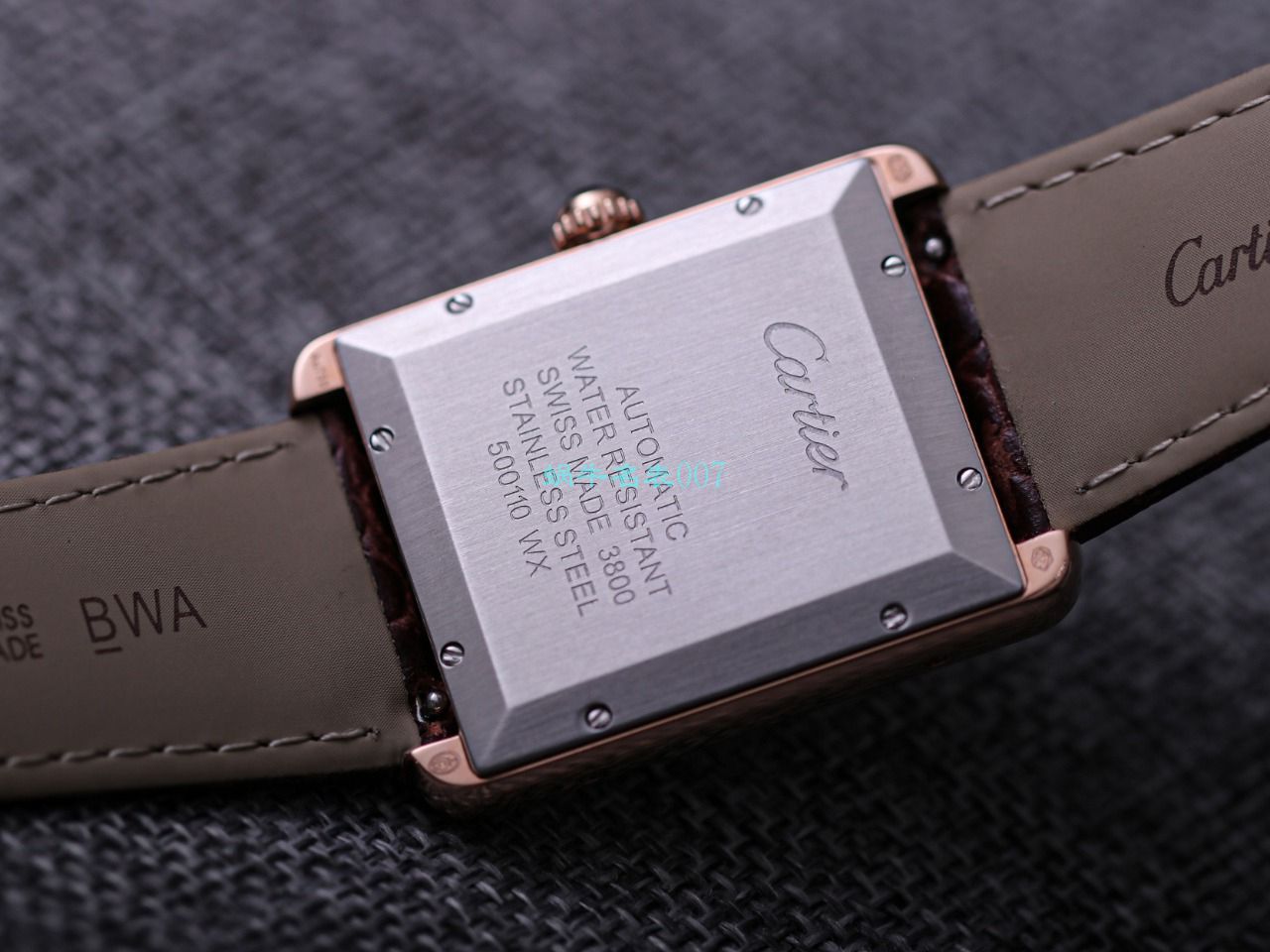 V9 Factory  Cartier  坦克系列 top 高精仿手表W5200028（超大号） wrist watch  / K315