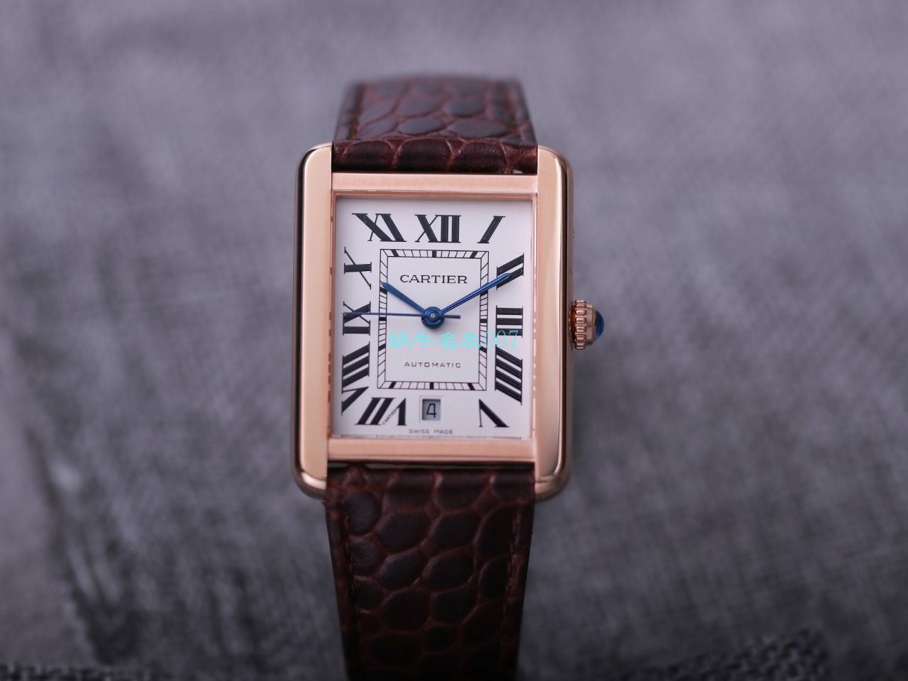 V9 Factory  Cartier  坦克系列 top 高精仿手表W5200028（超大号） wrist watch  / K315