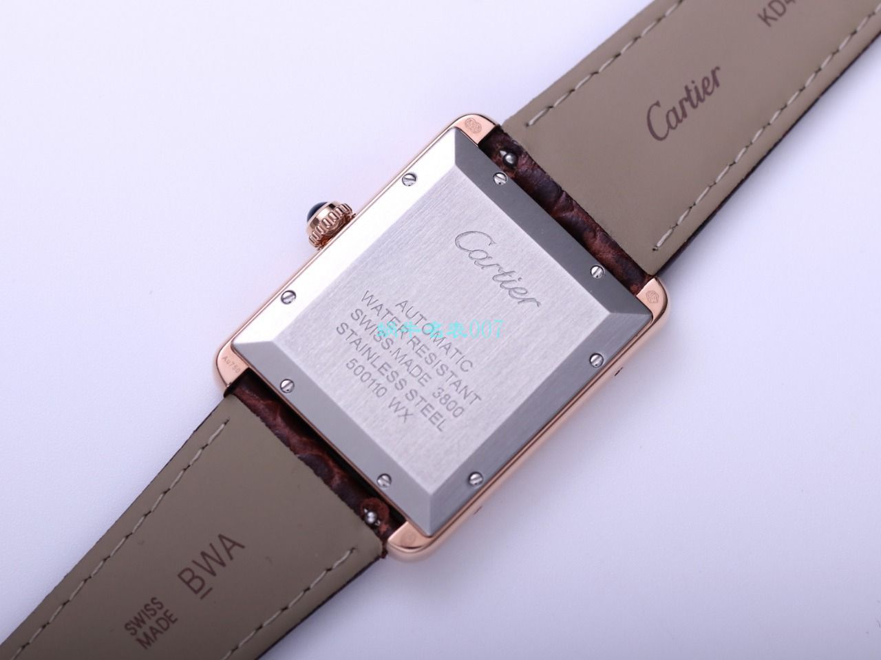 V9 Factory  Cartier  坦克系列 top 高精仿手表W5200028（超大号） wrist watch  / K315