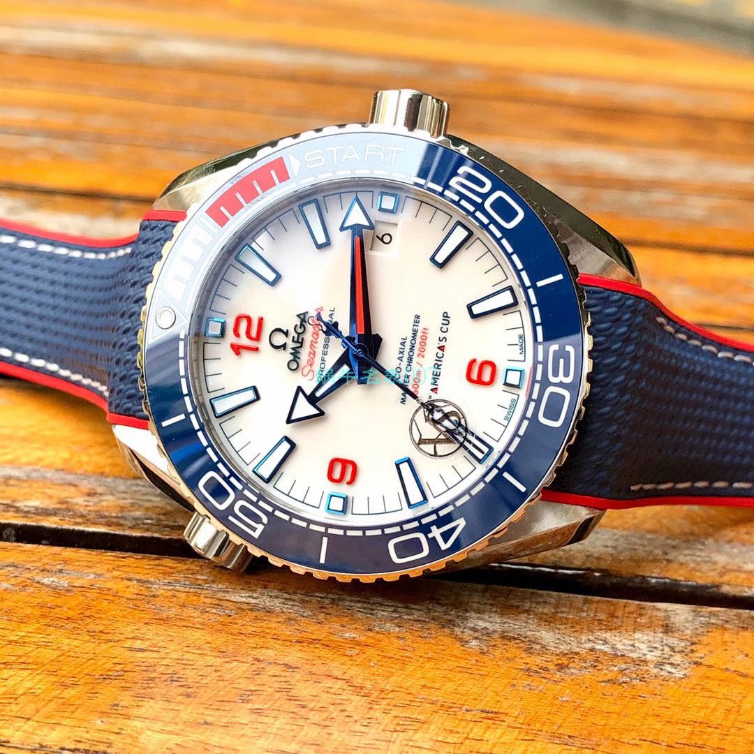 VS Factory 1比1高仿手表OMEGA Seamaster 系列海洋宇宙美洲杯限量版 wrist watch  / VS733