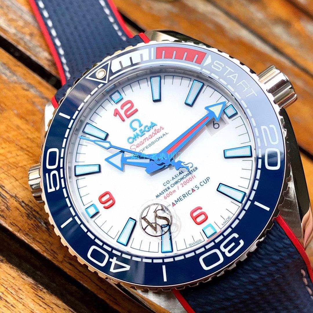 VS Factory 1比1高仿手表OMEGA Seamaster 系列海洋宇宙美洲杯限量版 wrist watch  / VS733
