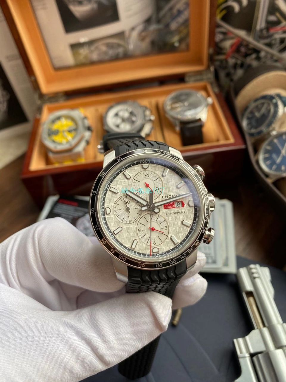 V7 Factory Chopard Chopard 经典赛车系列 top 复刻高仿手表168571-3001 wrist watch  / XB071