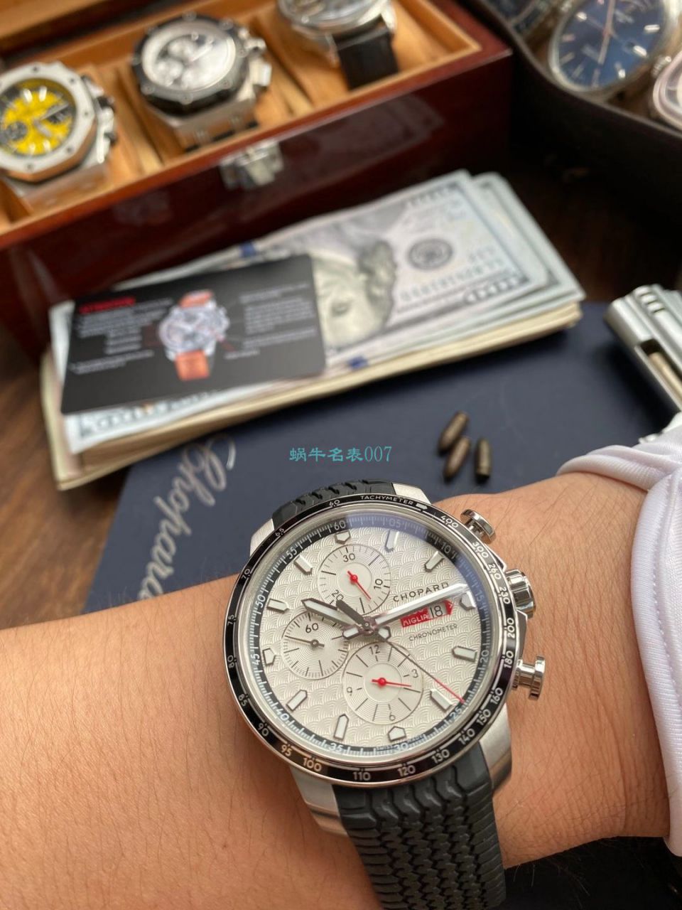 V7 Factory Chopard Chopard 经典赛车系列 top 复刻高仿手表168571-3001 wrist watch  / XB071