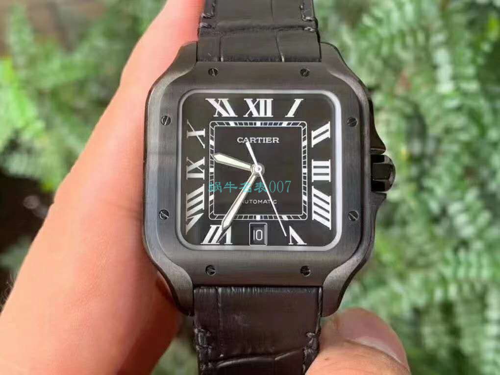 V6 Factory  Cartier   Santos  top 复刻高仿WSSA0039二代黑武士仿表 / K311