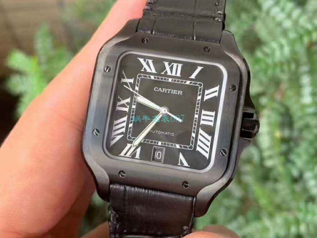 V6 Factory  Cartier   Santos  top 复刻高仿WSSA0039二代黑武士仿表 / K311