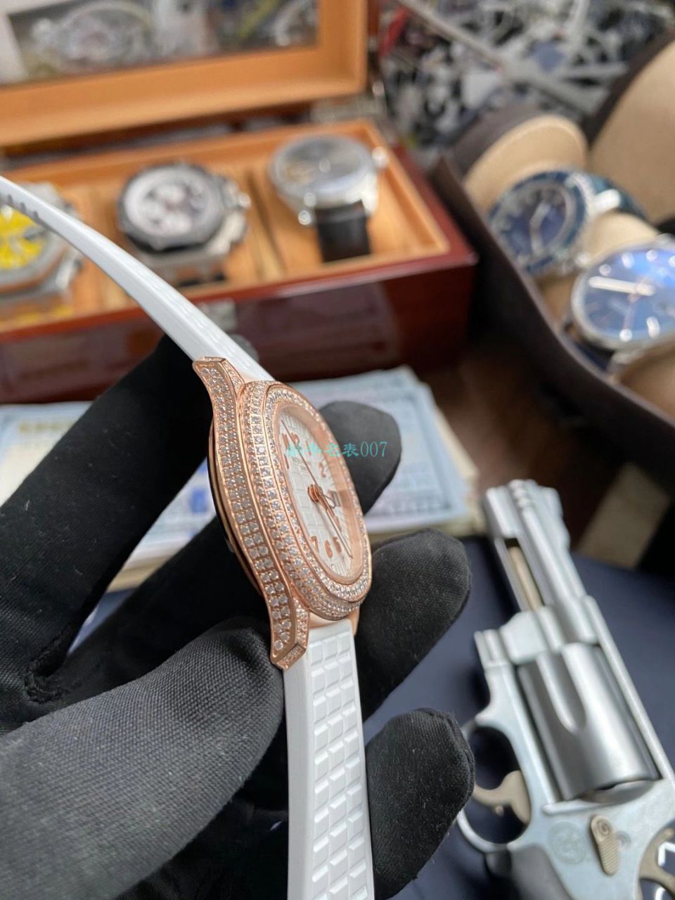 PPF Factory  PATEK PHILIPPE AQUANAUT top 高仿手表5069R-001女款 / BD337