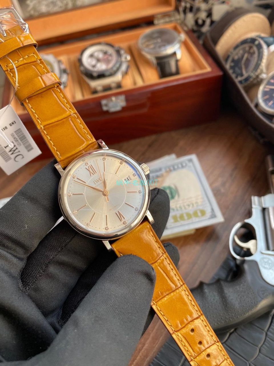 V7 Factory  IWC 柏涛菲诺1比1高仿手表女装IW458101 wrist watch  / WG583