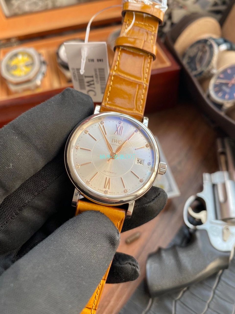 V7 Factory  IWC 柏涛菲诺1比1高仿手表女装IW458101 wrist watch  / WG583
