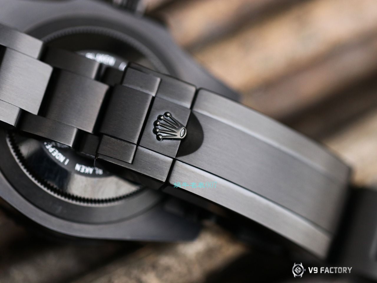 V9 Factory  Rolex 水鬼 top 复刻手表BLAKEN  SUBMARINER  DATE LV官方同款曜黑改装版 / R670
