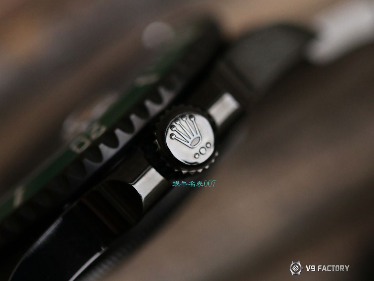 V9 Factory  Rolex 水鬼 top 复刻手表BLAKEN  SUBMARINER  DATE LV官方同款曜黑改装版 / R670
