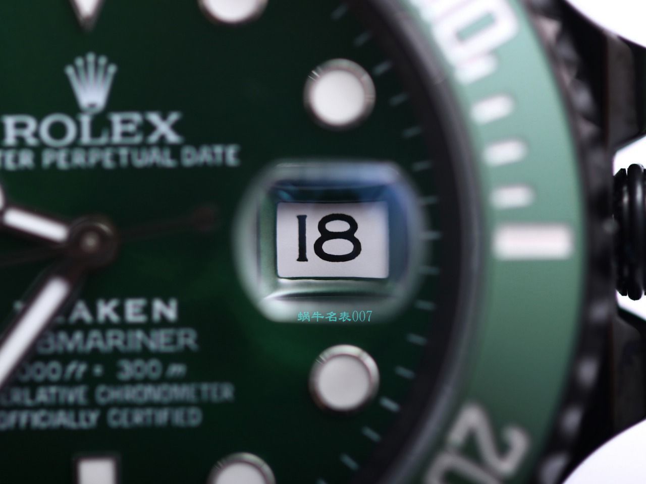 V9 Factory  Rolex 水鬼 top 复刻手表BLAKEN  SUBMARINER  DATE LV官方同款曜黑改装版 / R670