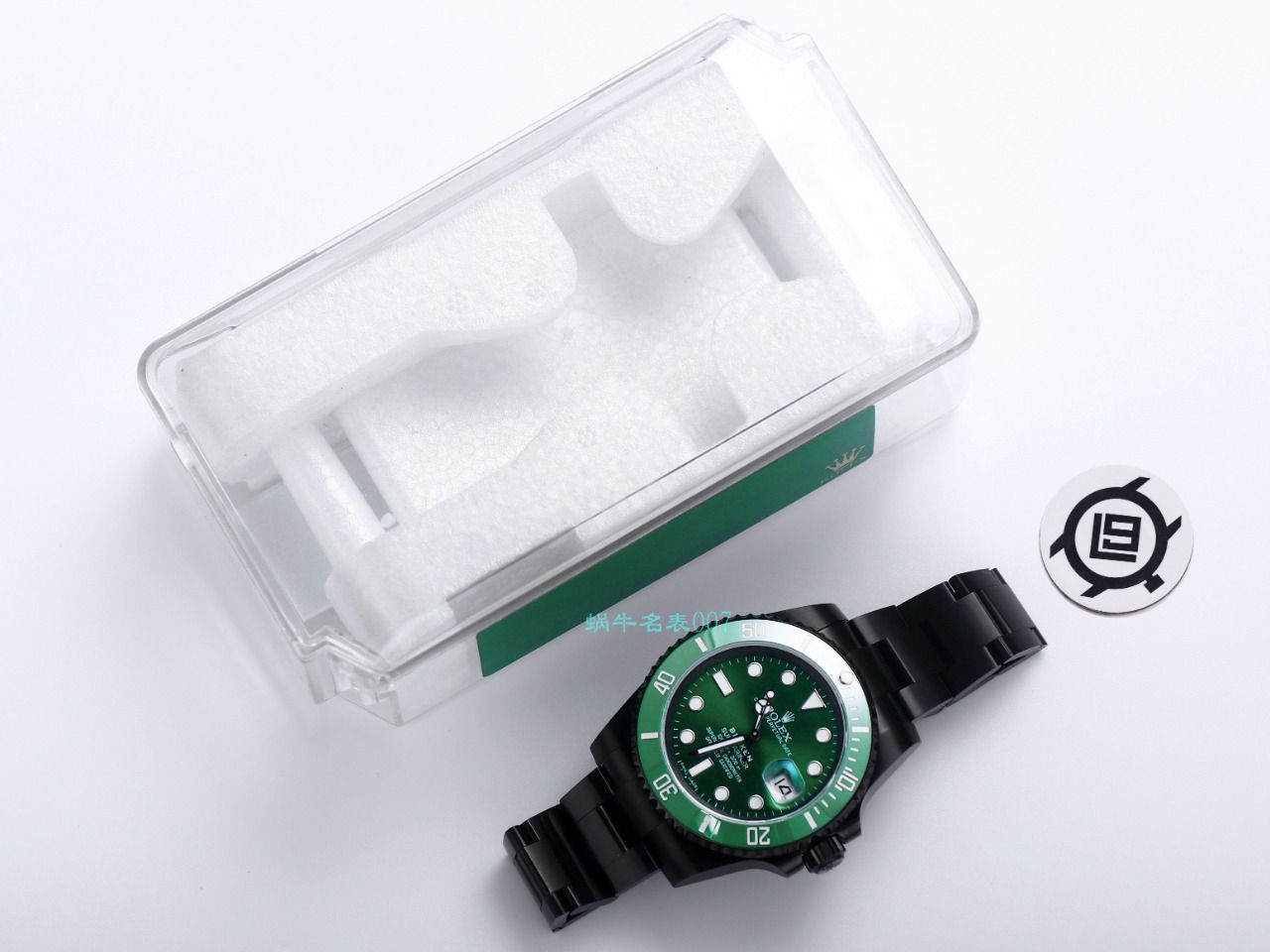 V9 Factory  Rolex 水鬼 top 复刻手表BLAKEN  SUBMARINER  DATE LV官方同款曜黑改装版 / R670